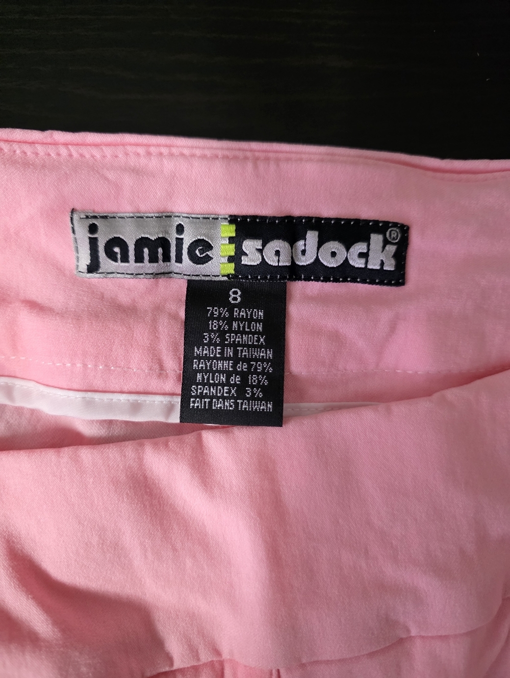 Jamie Sadock Women's Pink Basic Airwear Light Weight Golf Bermuda Shorts Size 8 - Picture 12 of 12